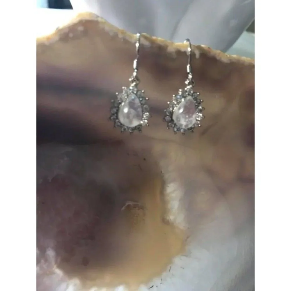 Moonstone Dangle Earrings